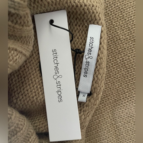 NWT Revolve x Stitches & Stripes Sola Faux Cashmere Turtleneck in Mink - Picture 3 of 3